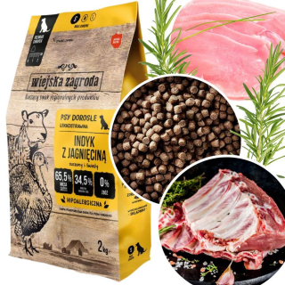 Wiejska Zagroda suché jahňacie krmivo 2 kg